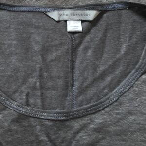 John Varvatos Charcoal Short Sleeve Tee